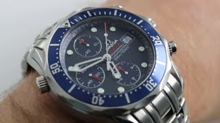 Omega Seamaster Diver 300M Chronograph Ref 22258000 Watch Review [upl. by Anaicul]