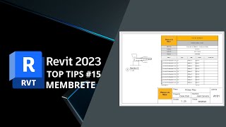 TOP TIPS 15  revit 2023  CREA TU PROPIO MEMBRETE 🤓📚 [upl. by Aihsenrad426]