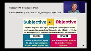 Lecture 24  Subjective vs Objective [upl. by Hemminger]