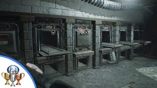 Resident Evil 7  Dissection Room Key Location  Incinerator Room Puzzle for Red Dog Head [upl. by Freeborn]