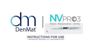 Instructions for Use of the NV PRO3 Microlaser  Unboxing DenMat [upl. by Ahsitram]