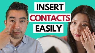 How to put in contact lenses 3 different methods  Optometrist Tutorial [upl. by Etsyrk]