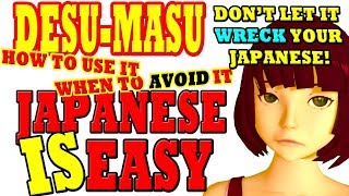 Lesson 17 How desumasu RUINS your Japanese  How to use it correctly Plus the volitional [upl. by Hite]