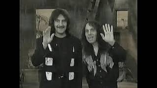 BLACK SABBATH92TONYGEEZERRONNIE amp VINNIE HOST MTV BRAZIL [upl. by Toft]