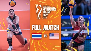 🇹🇭 Thailand vs 🇺🇸 USA  Full Match  Women’s World Championship 2022 [upl. by Neroled550]