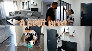 ON REFAIT NOTRE SALON ET ENTRÉE À PETIT PRIX 😍 vlog menage deco [upl. by Allerim638]