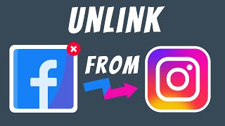 how to unlink facebook from instagram  how to remove facebook account from instagram [upl. by Ahsenre]