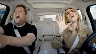 James Corden se despide de las entrevistas en el auto y Adele protagoniza uno de sus últimos carpool [upl. by Danny]