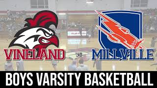 Vineland Boys Varsity Basketball vs Millville  February 11th 2022 [upl. by Aivitnahs300]