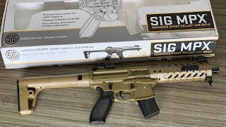 Sig Sauer MPX 177 Cal  Desert Tan by Airsoft gun india [upl. by Teria]