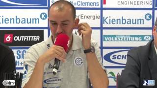 VfL Gummersbach  HBW BalingenWeilstetten 2619 Pressekonferenz [upl. by Nylrahc758]