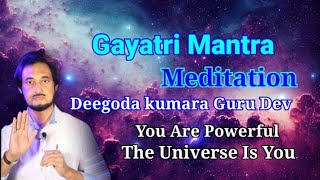 Gayatri Mantra Meditation  Deegoda Kumara Guru Dev [upl. by Asaret]