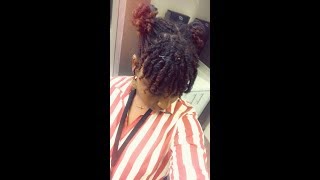 My Experience w both Comb Coils and Twists for Starter Locs [upl. by Jerrie144]