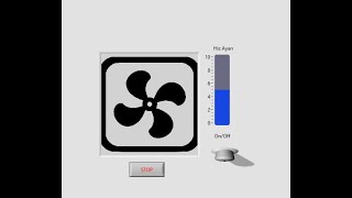 Labview Fan Kontrolü [upl. by Zins]