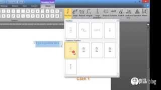 Cách gõ công thức toán học trong Word 2010 [upl. by Assiluj]