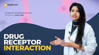 Drug Receptor Interaction  2Minute Pharmacology Video  Medical Student  VLearning™ [upl. by Almeida]