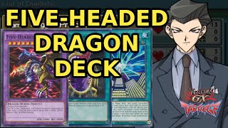 Yugioh GX Tag Force 1  Jagger Princeton  Fiveheaded Dragon Deck  FGD Deck [upl. by Yekcir379]