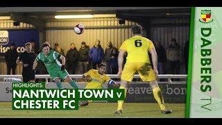 HIGHLIGHTS  Nantwich Town 10 Chester FC [upl. by Aikkan]