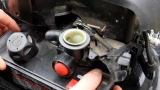 How to Replace Diaphragm and Gasket on Briggs and Stratton Engine Primer Carburetor [upl. by Florinda]