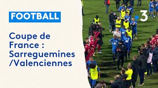 Football  Coupe de France  32ᵉ de finale  défaite de Sarreguemines face à Valenciennes [upl. by Aekan]