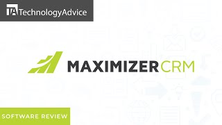 Maximizer CRM Review  Top Features Pros amp Cons and Alternatives [upl. by Morgana]