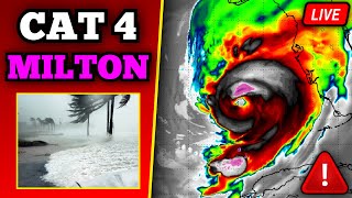 The HUGE Tornadoes From Hurricane Milton As It Occurred Live  100924 [upl. by William]