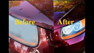 How to Fix Foggy Headlights in Less than 3Minutes and for 5 [upl. by Bridget57]