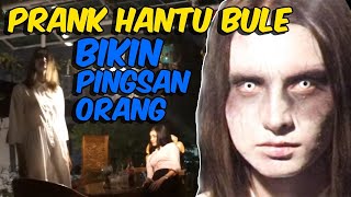 PRANK Hantu Kembar Bule  Korban Sampai Pingsan Ft Anna Bule Cantik Rusia [upl. by Yarased]