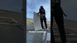 Skylight installation in Melbourne in winter [upl. by Madaras]