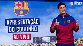 Apresentação de Philippe Coutinho no Barcelona [upl. by Blessington]