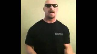 Stone Cold Steve Austin Singing quotRick Astley  Never Gonna Give You Upquot [upl. by Roarke]