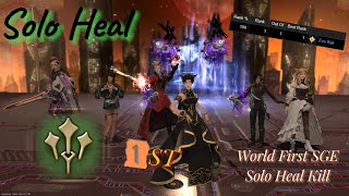 FFXIV M4S  First World Solo Heal Kill By  SGE   Eu [upl. by Lenoyl790]