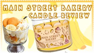 Main Street Bakery Candle Review [upl. by Luing]