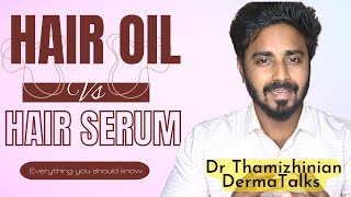 Hair Oil Vs Hair Serum Tamil  Hair growth  Hair oil and Hair serum uses haircare skincare [upl. by Denys771]