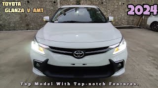 All New Toyota Glanza V AMT Features Performance and More [upl. by Milissa]