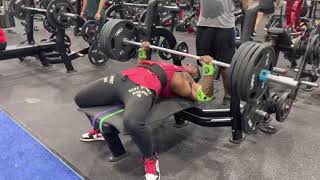 405 BENCH PRESS 7 reps PR [upl. by Akahs1]