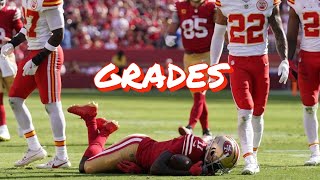 San Francisco 49ers 18 Kansas City Chiefs 28 Grades [upl. by Onig]