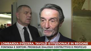 LombardiaSvizzera tavolo istituzionale in regione [upl. by Mutua]