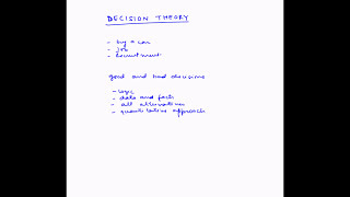 Decision Theory  Fundas [upl. by Channa]