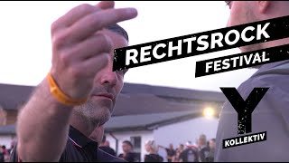 Rechtsrock Das quotSSquotFestival in Sachsen und die Gegendemonstration [upl. by Ettenej]