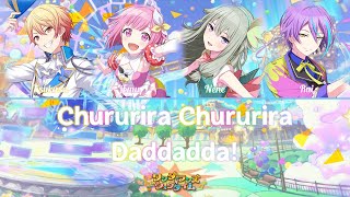 FULL VER Wonderlands×ShowtimeChururira Chururira Daddadda  Color Coded KanRomEng Lyrics プロセカ [upl. by Mignon]