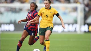 Matildas v USWNT Highlights Post Game  10 News  Australia v USA Game 2 Tuesday 10 Paramount [upl. by Merci]