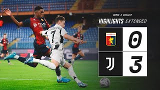 Genoa 03 Juventus  EXTENDED Highlights Serie A  Vlahovic amp Conceição Goals [upl. by Milicent]