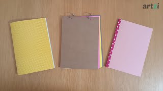 The 3 Easiest Ways of Making a Notebook DIY [upl. by Ittap173]