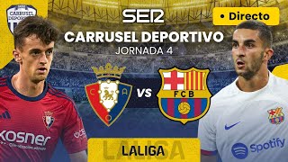 ⚽️ CA OSASUNA vs FC BARCELONA  EN DIRECTO LaLiga 2324  Jornada 4 [upl. by Aicinat556]