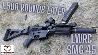 LWRC SMG45 New Rifle PDW MP5 Shot Show 45acp Machine Gun [upl. by Shalom]