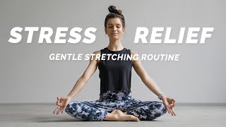 15 Min Yoga Stretch for Stress amp Anxiety Relief  feel calm and relaxed right away [upl. by Esinrahs522]