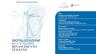 Digitalizzazione per un nuovo Rinascimento italiano [upl. by Greer]