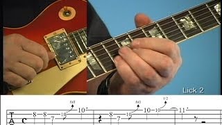 Melodic Blues Guitar Lesson [upl. by Darnall]