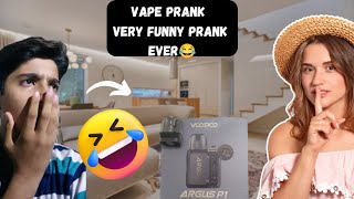 Vape prank on family 😜 Extremely gone wrong 😱 [upl. by Weig]